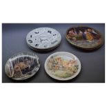 Set of four Ridgeway pottery Homemaker plates together with a further Kangaroo Westminster