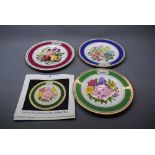 Group of three assorted collectors plates to include The Royal Horticultural Society 1981 Chelsea