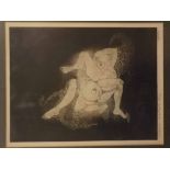 Tara, signed in pencil to margin, two limited edition black and white etchings and aquatint,