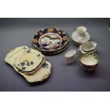 Mixed Lot: Royal Venton Ware John Steventon three-piece sandwich set, together with two Shaw &
