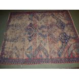 Caucasian Shirvan design carpet with all over stylised hook patterns & spiders 179cm x 217cm