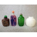 4 Chinese scent bottles