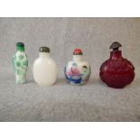 4 Chinese scent bottles