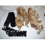 Qty of mixed fur collars PLEASE always check condition before bidding or email condition report