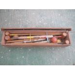 Vintage croquet set PLEASE always check condition before bidding or email condition report request.