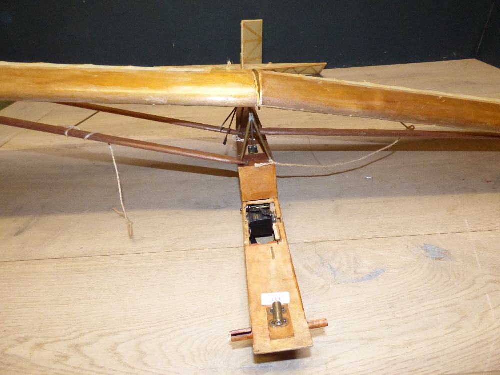 1960's model wooden glider PLEASE always check condition before bidding or email condition report - Image 2 of 4