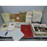 BOOKS, qty of magazines, newspaper cuttings, and general ephemera relating to Winston Churchill