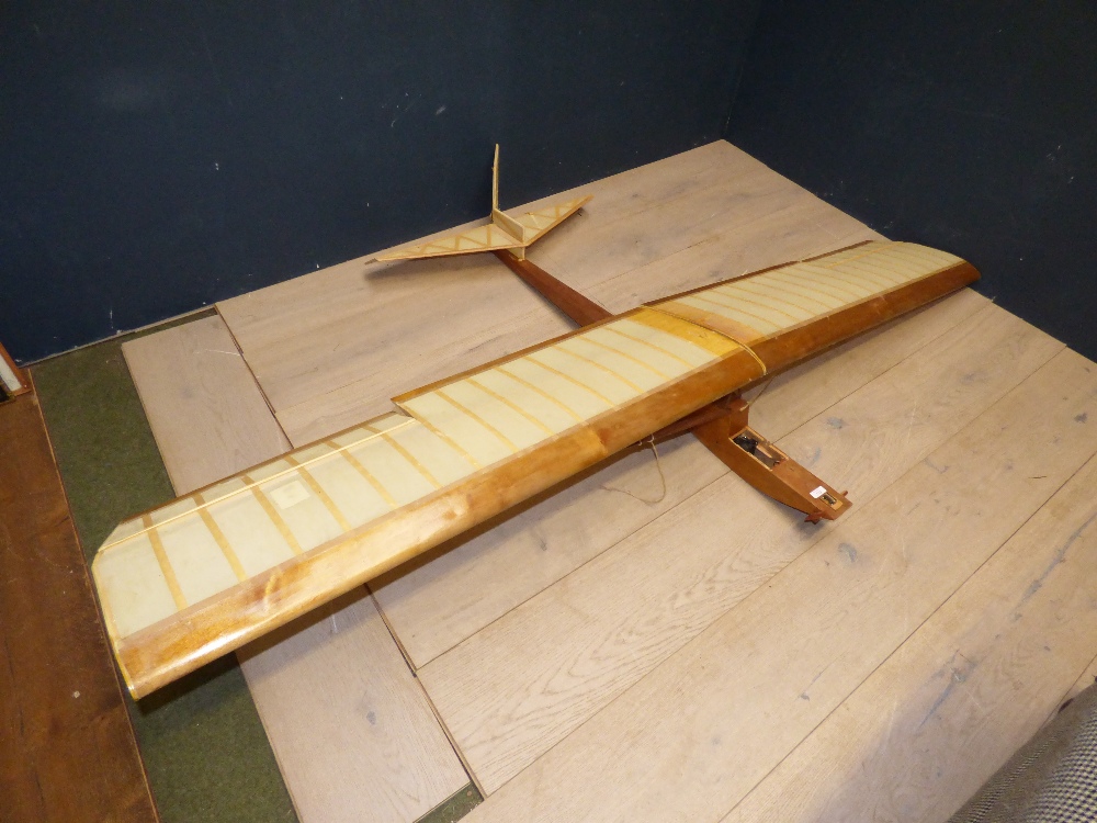 1960's model wooden glider PLEASE always check condition before bidding or email condition report