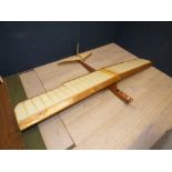 1960's model wooden glider PLEASE always check condition before bidding or email condition report