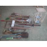 Qty of various garden tools PLEASE always check condition before bidding or email condition report