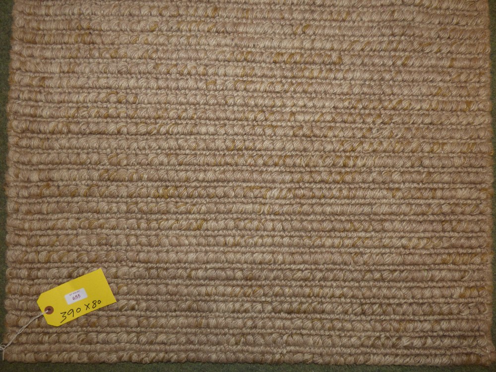 Seagrass runner, 390Lx80W, Oatmeal woven finish PLEASE always check condition before bidding or - Image 2 of 2