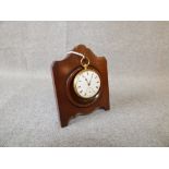 Open face English fuse lever pocket watch. 'C.S. Burgess, Ipswich No. 13467' with white enamel dial,