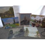 Qty of mixed landscape pictures PLEASE always check condition before bidding or email condition