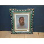 Oil painting portrait of an indigenous Aboriginal male PLEASE always check condition before