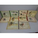 BOOKS, ten books of "The Golliwogg's" by Florence K Upton, Longmans, Green & Co, London, New