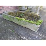 Period weathered stone oblong trough PLEASE always check condition before bidding or email condition