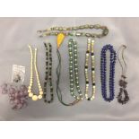 Collection of assorted bead necklaces PLEASE always check condition PRIOR to bidding, or email us