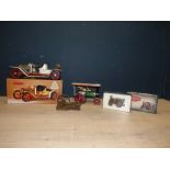 'Mamod' Steam Roadster SA1 in original box, 'Mamod' Steam Tractor & 'Corgi' Vintage Glory 'John