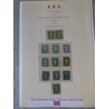 USA Confederate Issue colour varieties of the Archer & Baley & Keating & Ball prints of the IOC type
