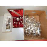 Large qty of various silver plated cutlery PLEASE always check condition PRIOR to bidding, or