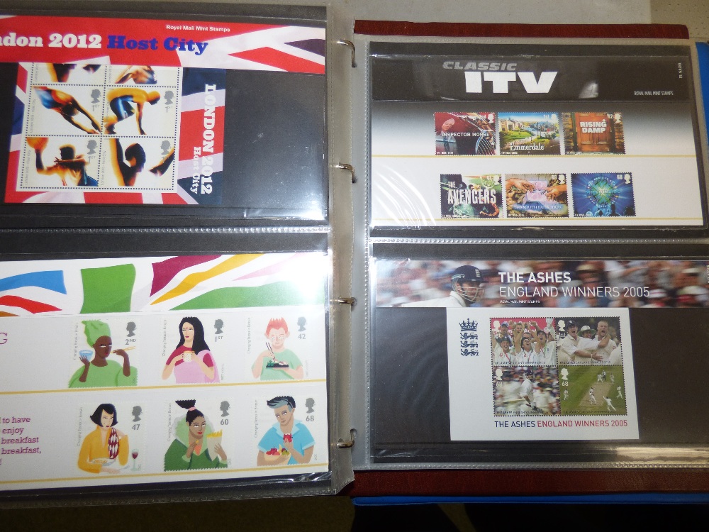 9 albums of GB Commemorative presentation packs & mint sets 2000-2011 (approx. 500 sets) PLEASE - Image 7 of 14