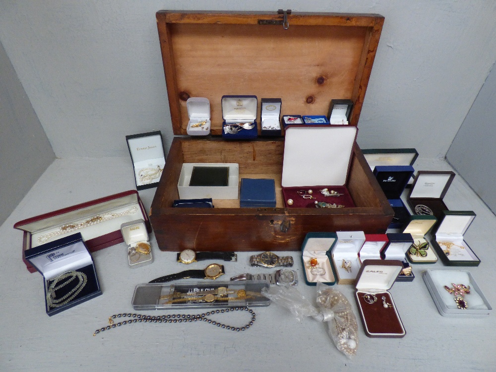 Collection of assorted costume jewellery & some fashion watches PLEASE always check condition
