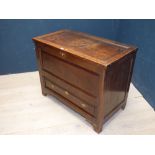 Small oak mule chest with rising lid 77H x 96Wcm PLEASE always check condition PRIOR to bidding,