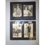 1930-1940 photos of King Farouk & Queen Farida (6) PLEASE always check condition PRIOR to bidding,