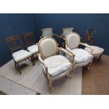 Qty of general chairs, including 2 pairs. PLEASE always check condition PRIOR to bidding, or email