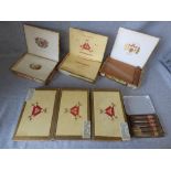 6 open boxes of Havana cigars incl. Montecristo & Romeo y Julieta, mixed condition PLEASE always