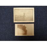 RMB Winchester Castle memorabilia, early postcards of shipping & an original photograph of The