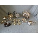 A box of assorted silver plate PLEASE always check condition PRIOR to bidding, or email us a