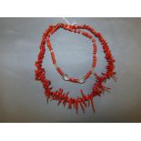 Branch coral necklace with another coral and paste necklace PLEASE always check condition PRIOR to