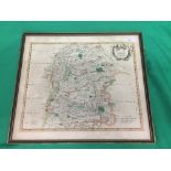 C19th Map of Wiltshire PLEASE always check condition PRIOR to bidding, or email us a condition