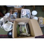 Qty of general china, planters, kitchenalia, platters PLEASE always check condition PRIOR to