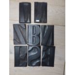 Art Nouveau oak letters PLEASE always check condition PRIOR to bidding, or email us a condition