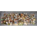 Qty of Beatrix Potter figures and some Beswick & Royal Albert figures, incl. 'Pickles', '