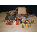 'Tri-ang' Scalextrix set '50' with various cars, 'Marx' Speedway & various toy vehicles with some