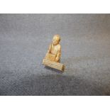 Chinese carved ivory netsuke figure PLEASE always check condition PRIOR to bidding, or email us a