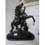 Spelter Marley horse figure PLEASE always check condition PRIOR to bidding, or email us a