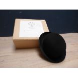 Black bowler hat by 'Herbert Johnson of London' in original box PLEASE always check condition