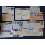 Stamps: GB 1940/50's FDC's including SG 503-509 SG 485 - 491 PLEASE always check condition PRIOR