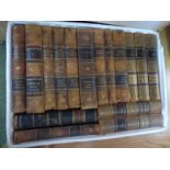 Ex-library: 14 boxes of quality early books, many leather bound PLEASE always check condition