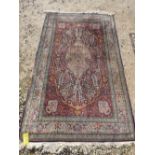 Persian 'Tree of Life' rug 138 x 228 cm PLEASE always check condition PRIOR to bidding or email us