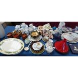 Assorted pottery and ceramics to include Aynsley, Royal Worcester Commemoratives, bone china,