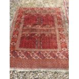 Turkestan 'Hatchlou' type rug 173 x 138 cm PLEASE always check condition PRIOR to bidding or email