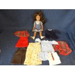 Sasha doll with various doll clothing PLEASE always check condition PRIOR to bidding or email us