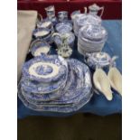 Qty of circa 1900 and later Spode 'Italian' pattern tablewares PLEASE always check condition PRIOR