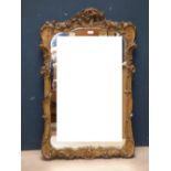 Victorian gilt frame wall mirror 104H x 64W cm PLEASE ALWAYS CHECK CONDITION PRIOR TO BIDDING