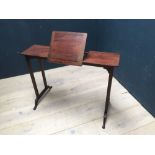 Edwardian mahogany reading table 68H x 94W cm PLEASE ALWAYS CHECK CONDITION PRIOR TO BIDDING